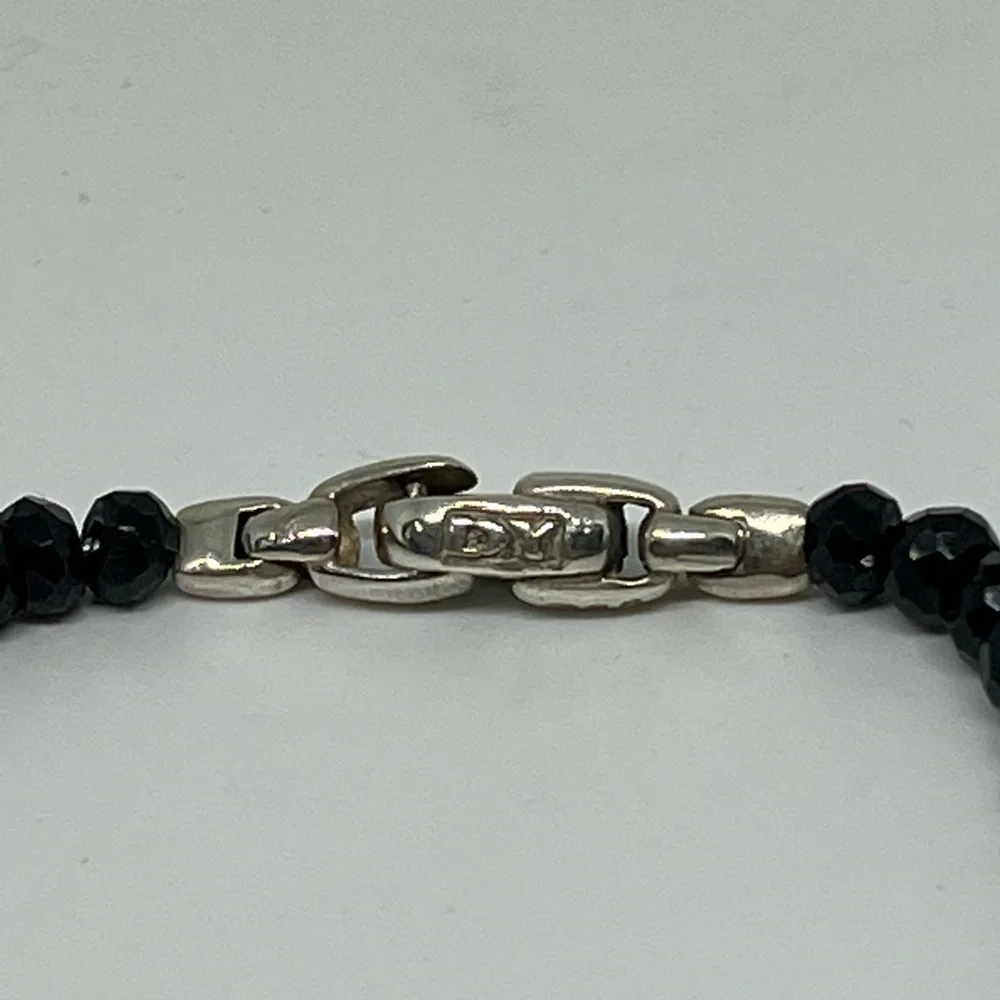David Yurman Black fluorescent Beaded Bracelet